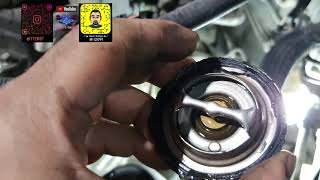 تغيير بلف الحرارة ماليبو change thermostat chevy malibu