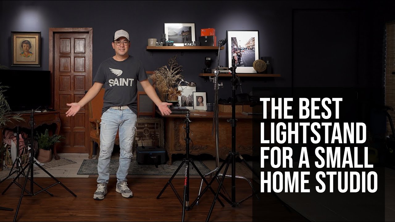 The Best Light Stand for your Small Home Studio - YouTube