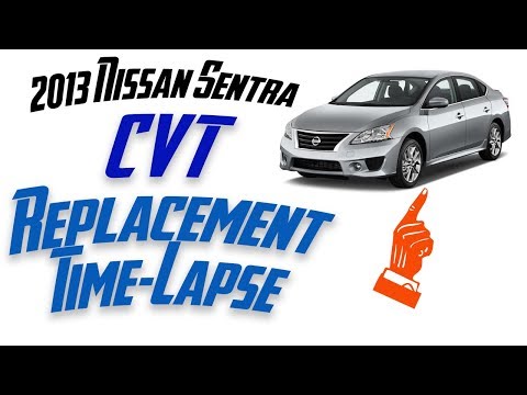 2013-sentra-cvt-replacement-in-under-13-minutes..-time-lapse..