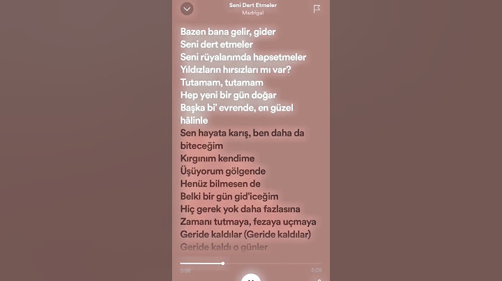 Madrigal - Seni Dert Etmeler (Şarkı sözleri) Speed up @Seyma Mehmet BURADAYIZZ