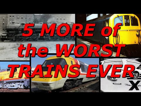 5 MORE of the WORST TRAINS EVER - History in the Dark