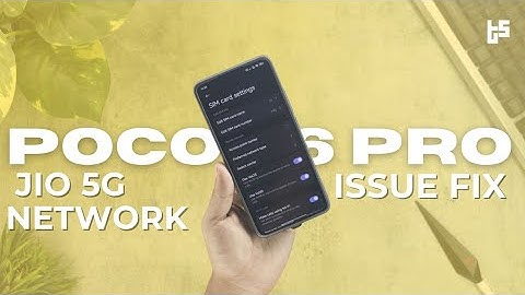 Fix Poco X6 Pro Jio 5G Issue 🔥 Jio 5G N78 Freezing Problem On Poco X6 Pro