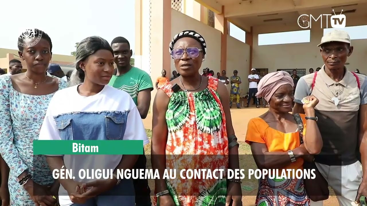 [#Reportage] Bitam : Gén. Oligui Nguema au contact des populations