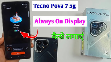 Tecno pova 7 5g always on display setting / tecno pova 7 me always on display kaise lagaye