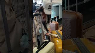 How to stick baggage tags on your luggage#baggageselftag#shortsvideo