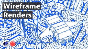 Wireframes  -  Cinema 4D, Redshift Tutorial