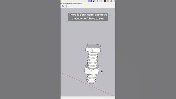 Dont Model Geometry You Dont See  #3dmodeling #sketchup