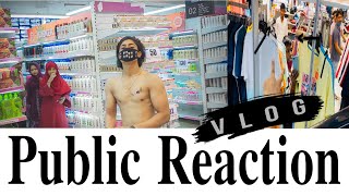 Bodybuilder goes Shirtless in Darbhanga bigbazzar mall 🇮🇳 ( public reaction )  s4 Shahnawaz