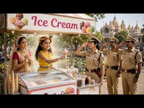 कान्हा को आइसक्रीम बेचते देखकर पुलिस भी रह गई हैरान | Yashomati Maiyaa Ke Nandlala #ymkn