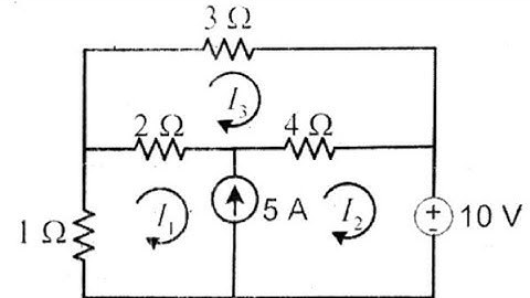 || Super mesh Technique || Solve mesh currents using Cramer