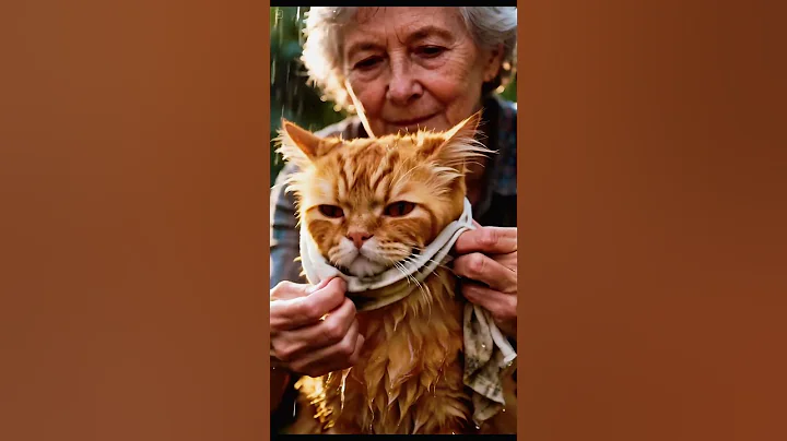 Video 11840261: ginger persian cat, persiancat, rescue