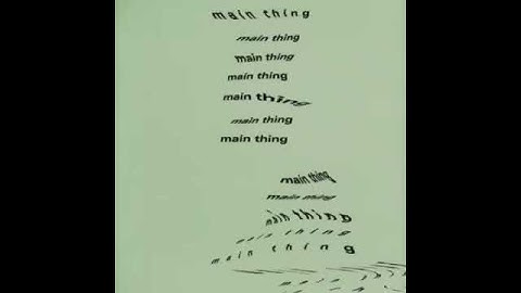 Ariana Grande- main thing official snippet