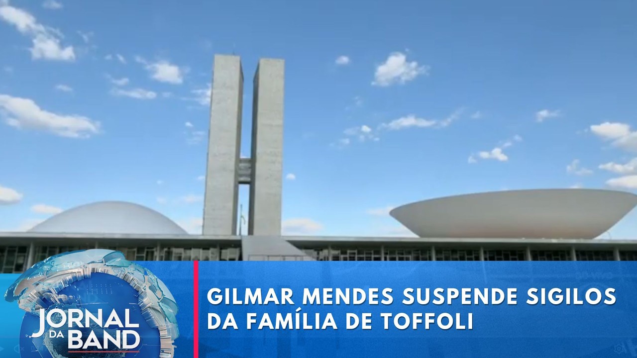 Gilmar Mendes suspende quebra de sigilos da empresa da família de Dias Toffoli | Jornal da Band