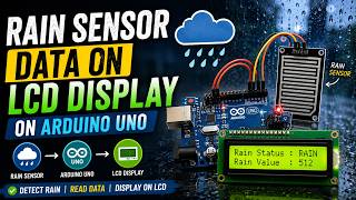 Rain sensor data on lcd display on arduino uno