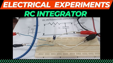 What is RC integrator circuit? | What is the output waveform of integrator?