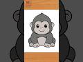 How To Draw A Gorilla Easy Step By Step Drawing Tutorial For Beginners 