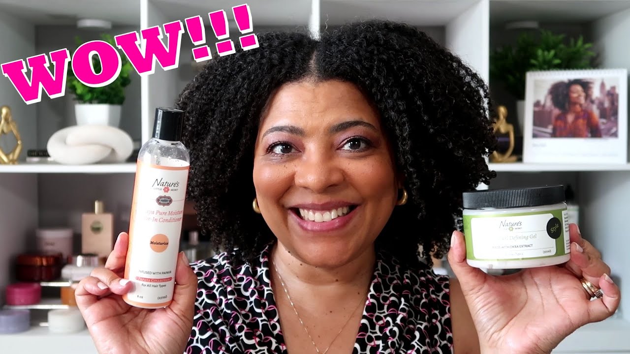 NATURE'S LITTLE SECRET Papaya Leave-in & Okra Curl Defining Gel WNG / Wow! Wow! Wow! / NaturalRaeRae