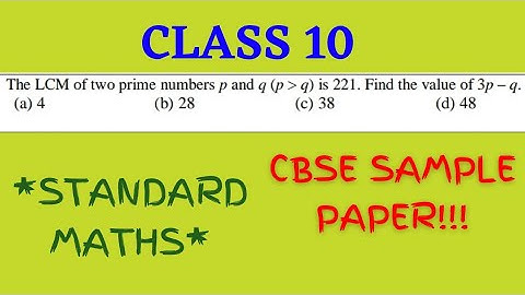 The LCM of two prime numbers p and q (p is greater than q) is 221. Find the value of 3p – q.