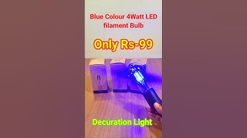 4watt Blue Colour Decoration Light 💡 💡 💡 || #light #electric solution #decoration #bulb