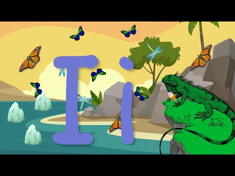 Irene the Iguana Letter I Poem: Alphabet Videos