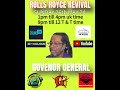 ROLLS ROYCE REVIVALBANK HOLIDAY EDITION feat  GUVENOR GENERAL..