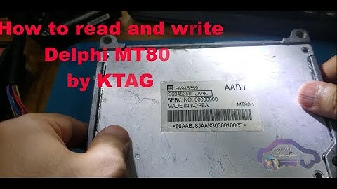 delphi MT80 read and write by Ktag