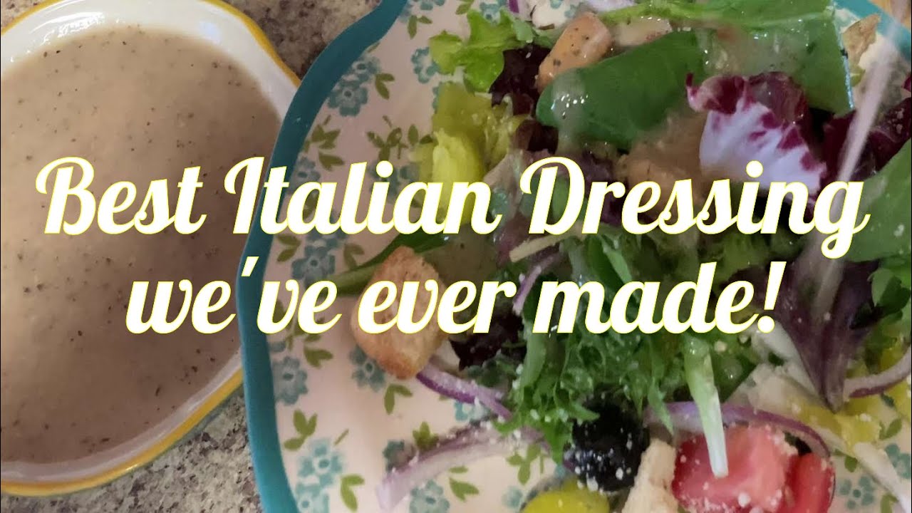 Homemade Italian Dressing (VIDEO) 