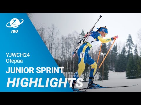 YJWCH24 Otepaa: Junior Women Sprint Highlights