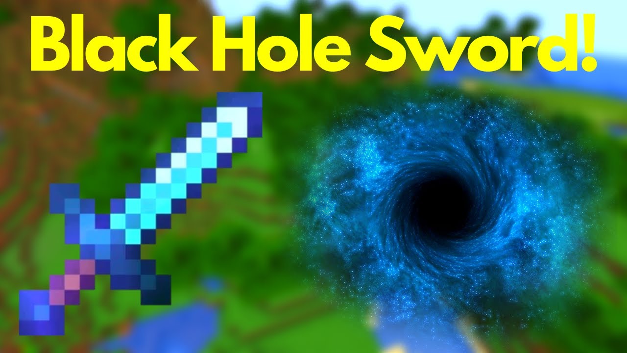 How To Make A Black Hole Sword On Minecraft Using Commands! YouTube