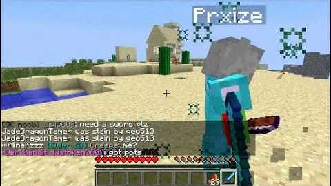 Minecraft prxize using godbook on goldcraftmc