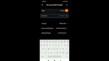 How to change Wi Fi Hotspot password redmi note 7 pro   Hotspot password setting