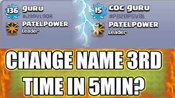 FINALLY YOU CAN CHANGE YOUR NAME 3RD TIME IN 5 MIN? | HOW TO CHANGE NAME?