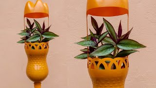 Recycle Plastic Bottle Into Unique Hanging Pot Nimbly