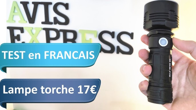 Lampe torche puissante S232 A LED : 5400 Lumens