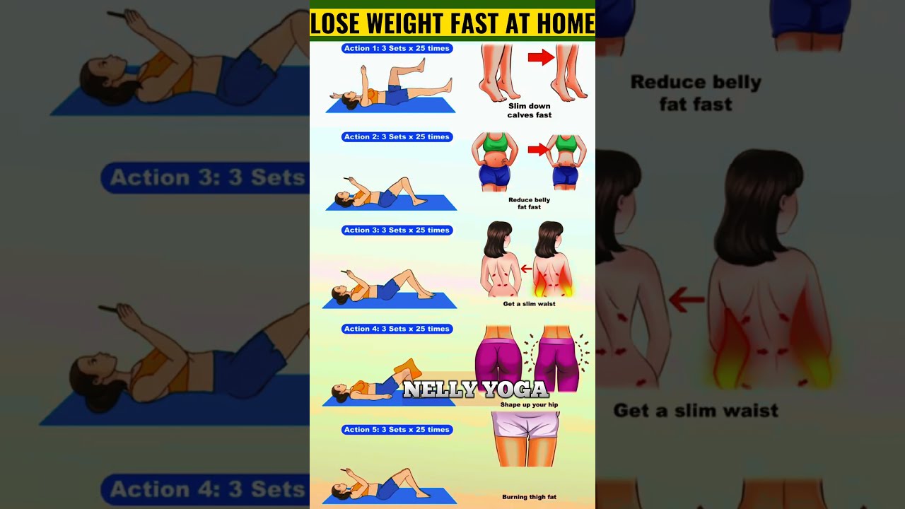Easy Exercises To Lose Weight Fast At Home Shorts Loseweightfast