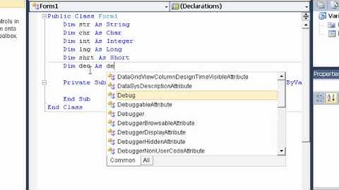 VB Tutorial 2: Variables