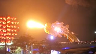 Danang Dragon Bridge Breathing Fire Danang Dragon Bridge Breathing Fire