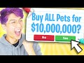 LANKYBOX Tries BUYING EVERYTHING My Friend Touches Challenge In The NEW Adopt Me Update! (EXPENSIVE)