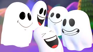Five Little Ghost, Halloween Song and Spooky Rhymes for Kids