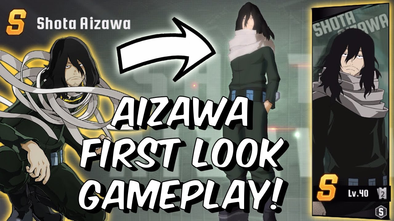 Unlocking Shota Aizawa - Eraser Head First Look Gameplay! - My Hero Academia: The Strongest Hero
