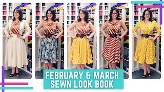February & March Sewn Look Book :: The Start Of The Capsule Collection A Sew-Along & A Commission!!