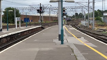 Northern rail class 153 and class 158 arriving into Carlisle