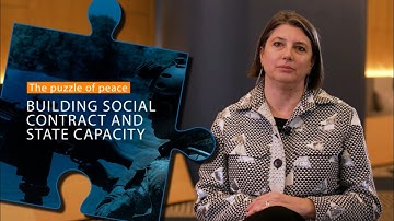 The puzzle of peace #5: Building social contract and state capacity