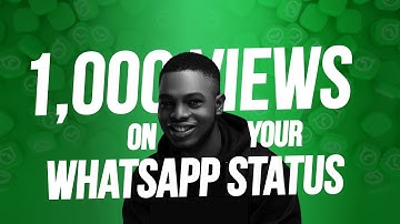 HOW TO GET 1,000 STATUS VIEWS ON WHATSAPP FAST #whatsappmarketing #whatsapp