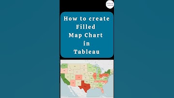 Create Map Chart in Tableau in 2 mins #tableautraining