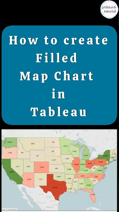 Create Map Chart in Tableau in 2 mins #tableautraining - YouTube