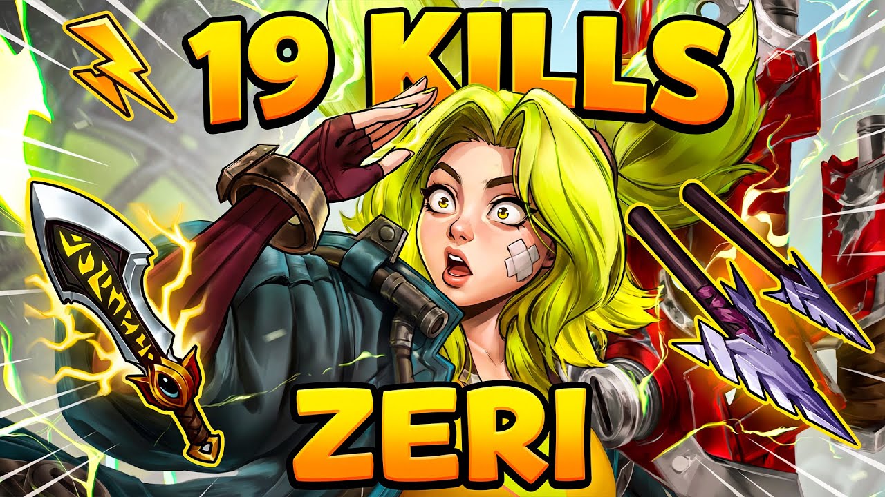 19 Kills Zeri Bot Guide !! LOL Zeri ADC Build Top Lane Best Build Skin Combo 2026 S16