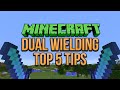 Minecraft 1.9: Dual Wielding Top 5 Tips (Tutorial)