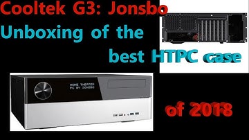 Unboxing of the best HTPC computer case of 2020 : Cooltek G3 Jonsbo