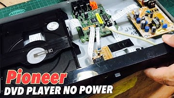 How to repair Pioneer DVD player no power#diy #how